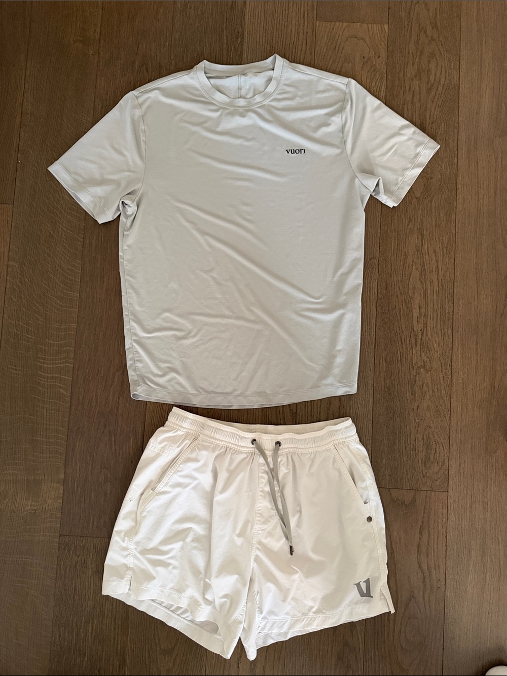 Vuori White Athletic Performance Set size S